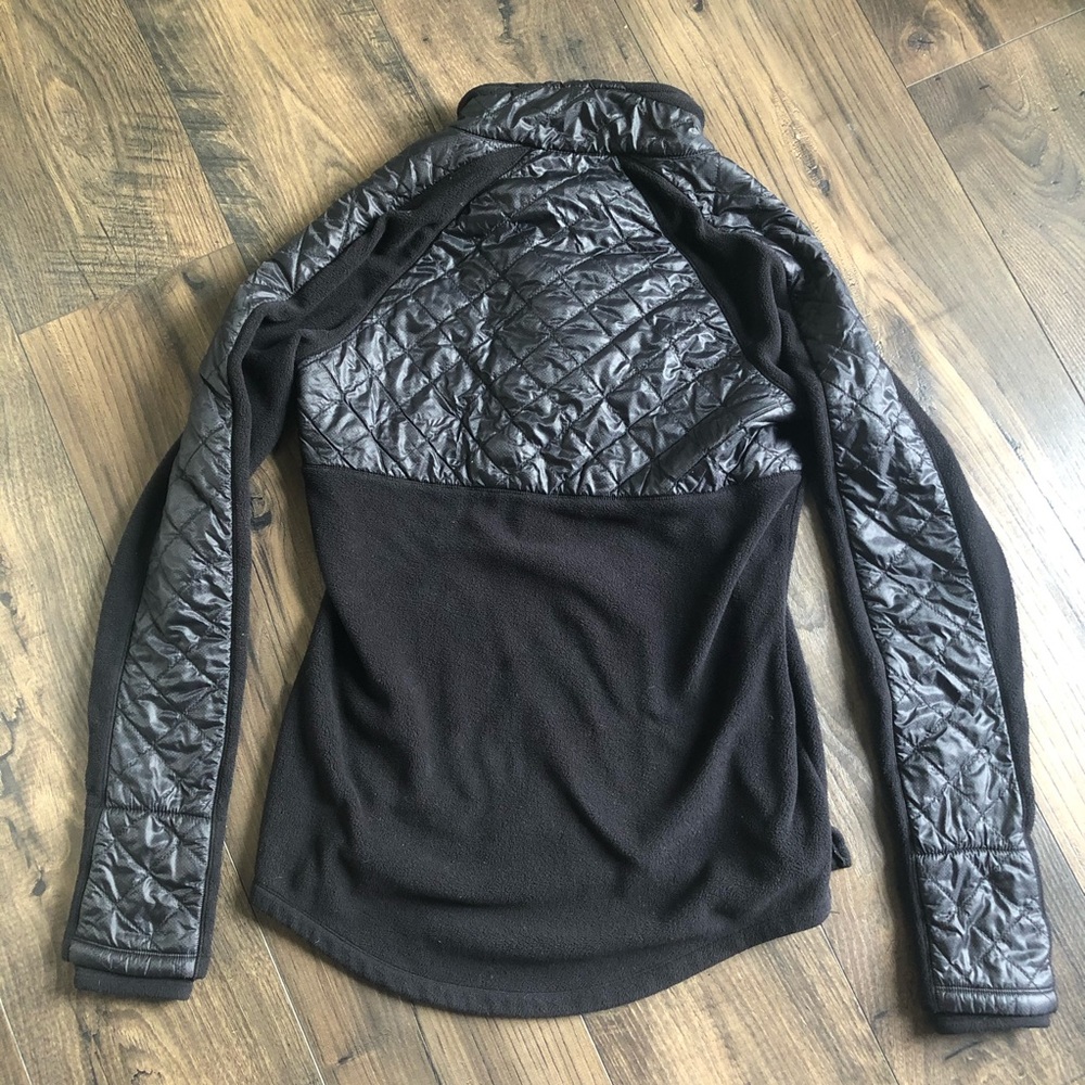 Athleta Black Vortex Half Zip Pullover Fleece S - image 4